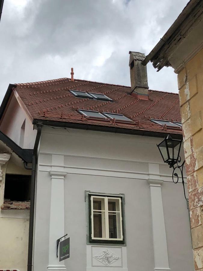 Apartma Linhartov Trg Radovljica Buitenkant foto